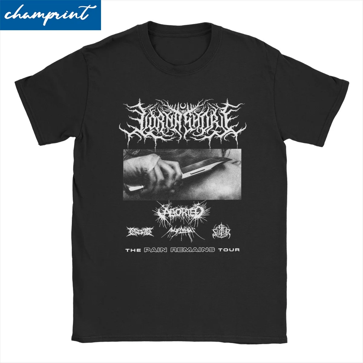 Футболки Lorna Shore American Deathcore для мужчин и женщин креативные футболки из 100% хлопка с