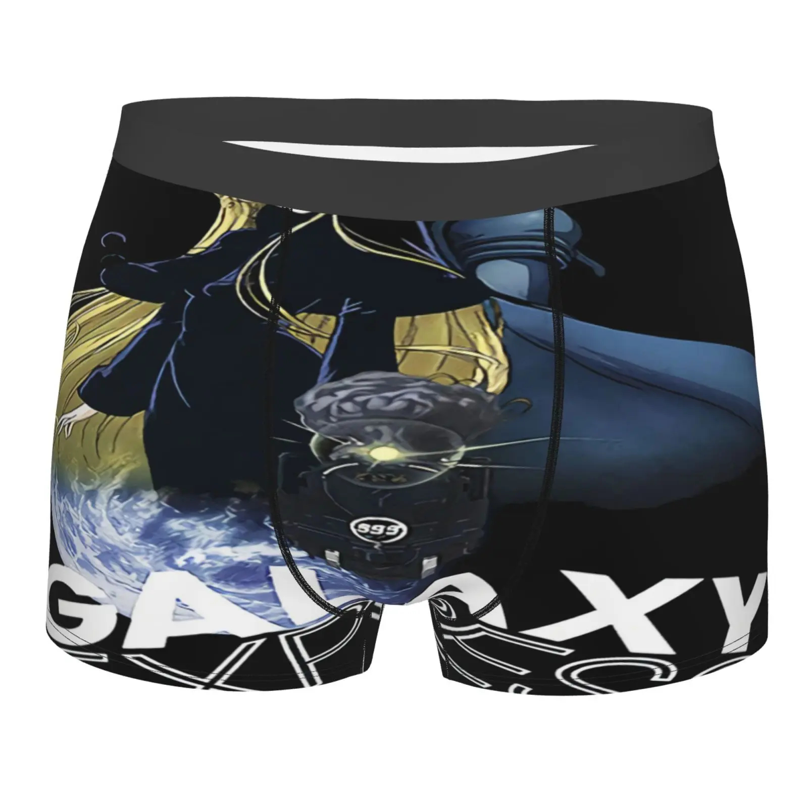 

Мужские трусы манга The Galaxy Express 999, мужские белые сексуальные мужские трусы, длинное сексуальное мужское нижнее белье из полиэстера, зеленые ...