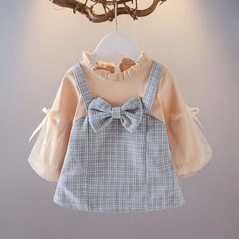 

Girls Dress 2022 Spring New Baby Girl Fashion Little Girl Spring and Autumn Korean Version Baby Toddler Kids Dresses for Girls