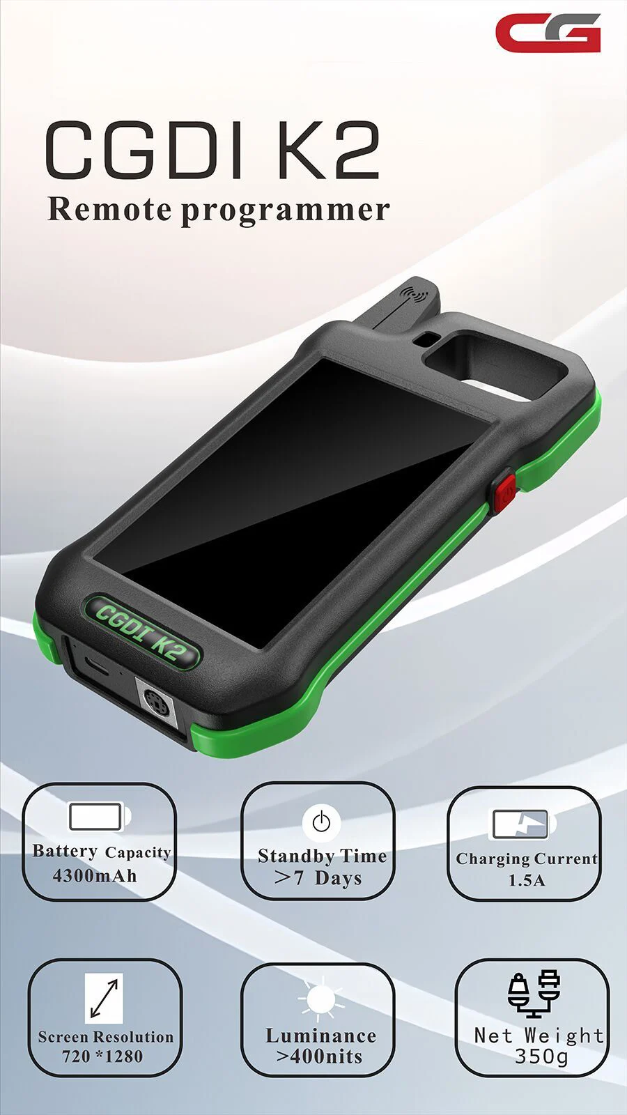 Оригинальный многофункциональный удаленный программатор CG CGDI K2 умный слесарный