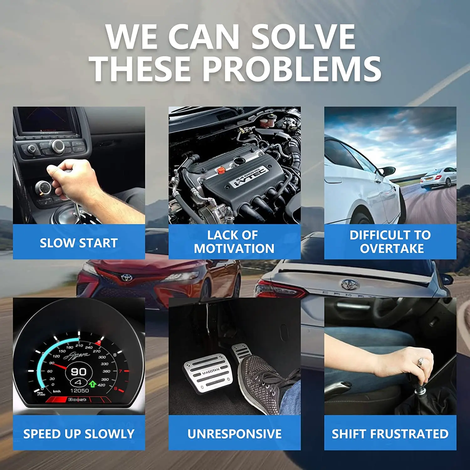 Контроллер реакции дроссельной заслонки 9 режимов привода умный электронный