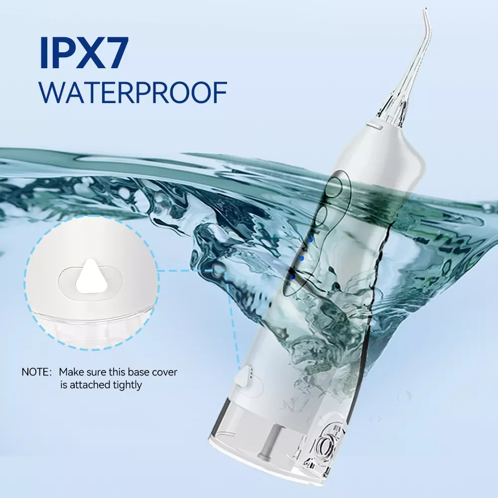 Oral Irrigator USB Rechargeable Water Flosser Family Travel Gift Portable Dental Water Jet Water Tank Waterproof  5 Nozzle enlarge