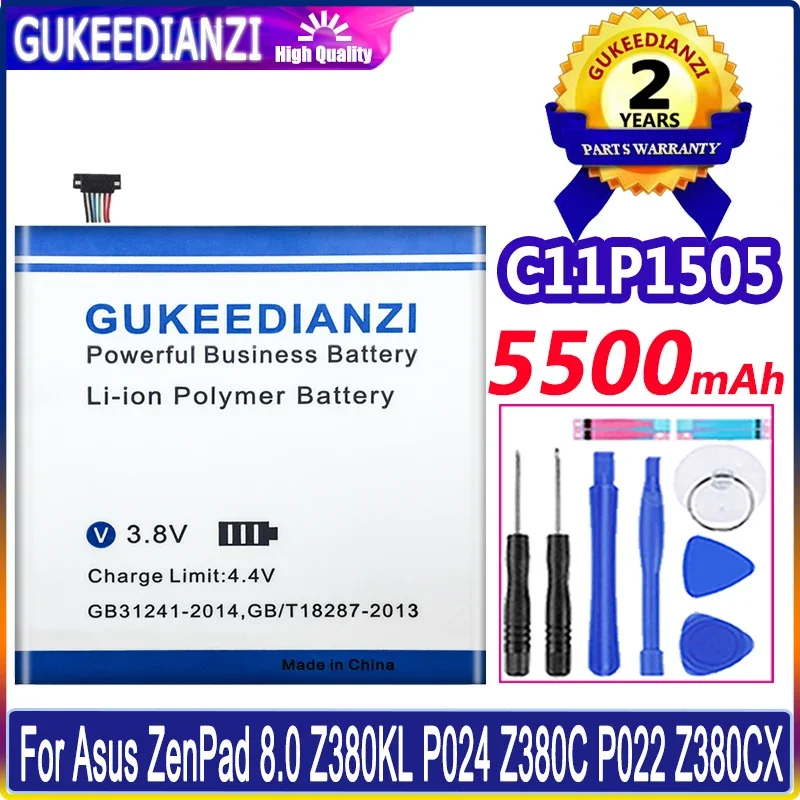 Расширенный аккумулятор для планшета емкостью 5500 мАч Asus ZenPad 8.0 Z380KL P024 Z380C P022 Z380CX
