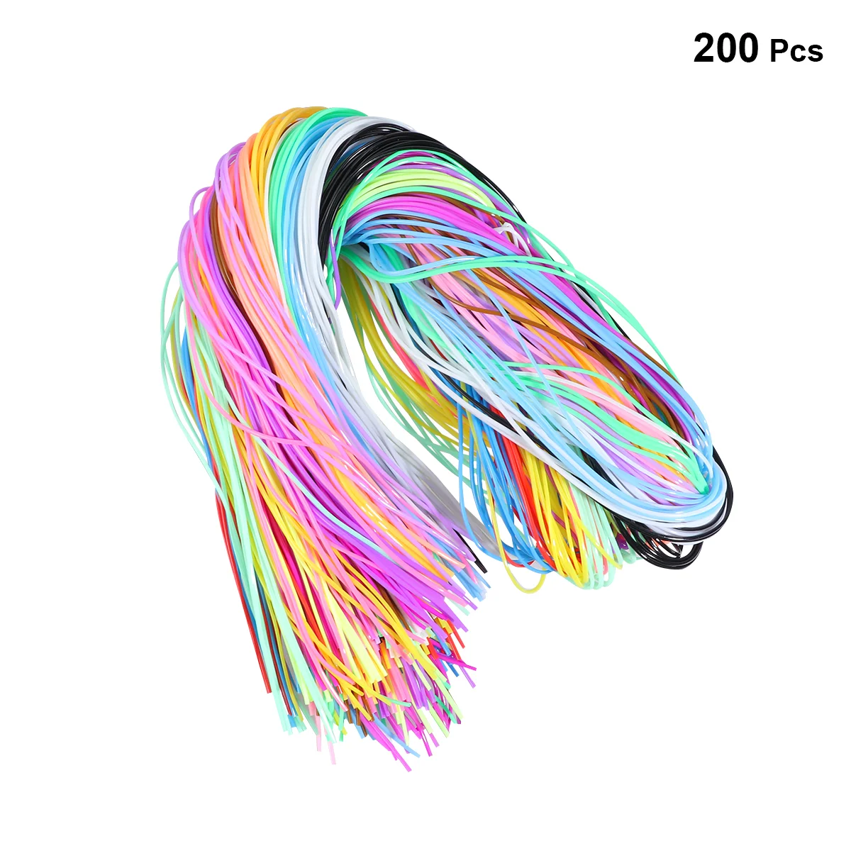 

200pcs 1M Colorful Braided Rope PVC Cord String Lanyard Lacing Bracelet Gimp Ropes DIY Jewelry Making Knitting