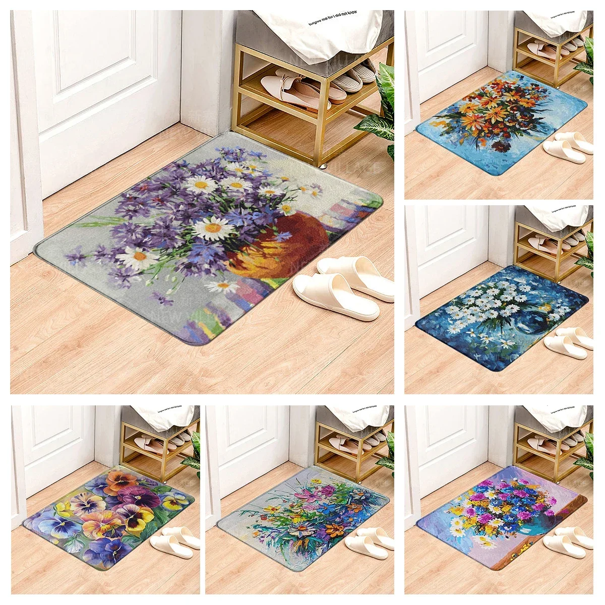 Противоскользящий коврик для ванной комнаты маленький душа домашний