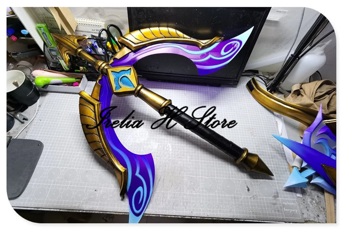 

Irelia H Store Custom size/made High quality props LOL Spirit Blossom Vayne VN cosplay props weapon bow and arrow only props