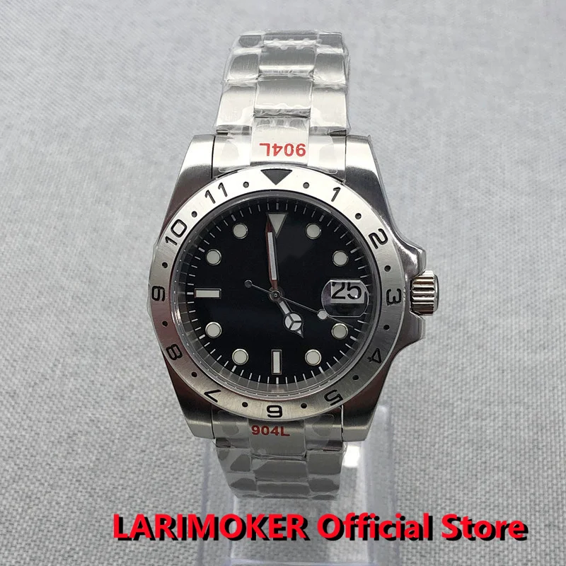 

LARIMOKER NEW 40mm MIYOTA8215 NH35A PT5000 Movement Self Winding Men Automatic Diving Watch Use NH35 Dial Case Sapphire Glass