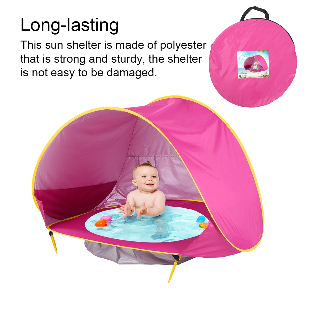 Детская складная палатка из полиэстера навес от солнца фототент для плавания