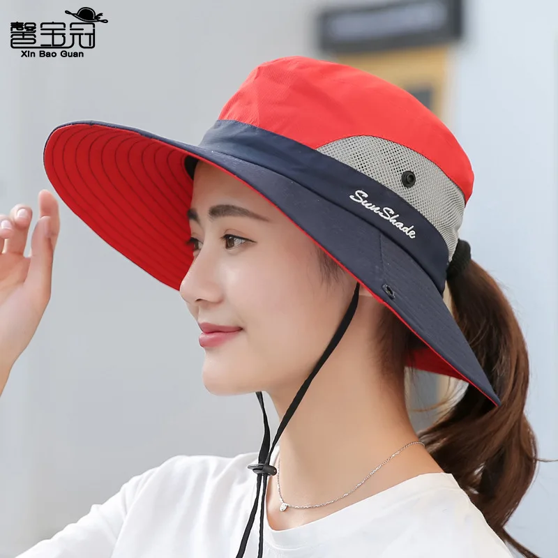 

Ms summer outdoor sun hat. Prevent bask in the sun hat. The fisherman hat. Breathable mountaineering hats parent-child model