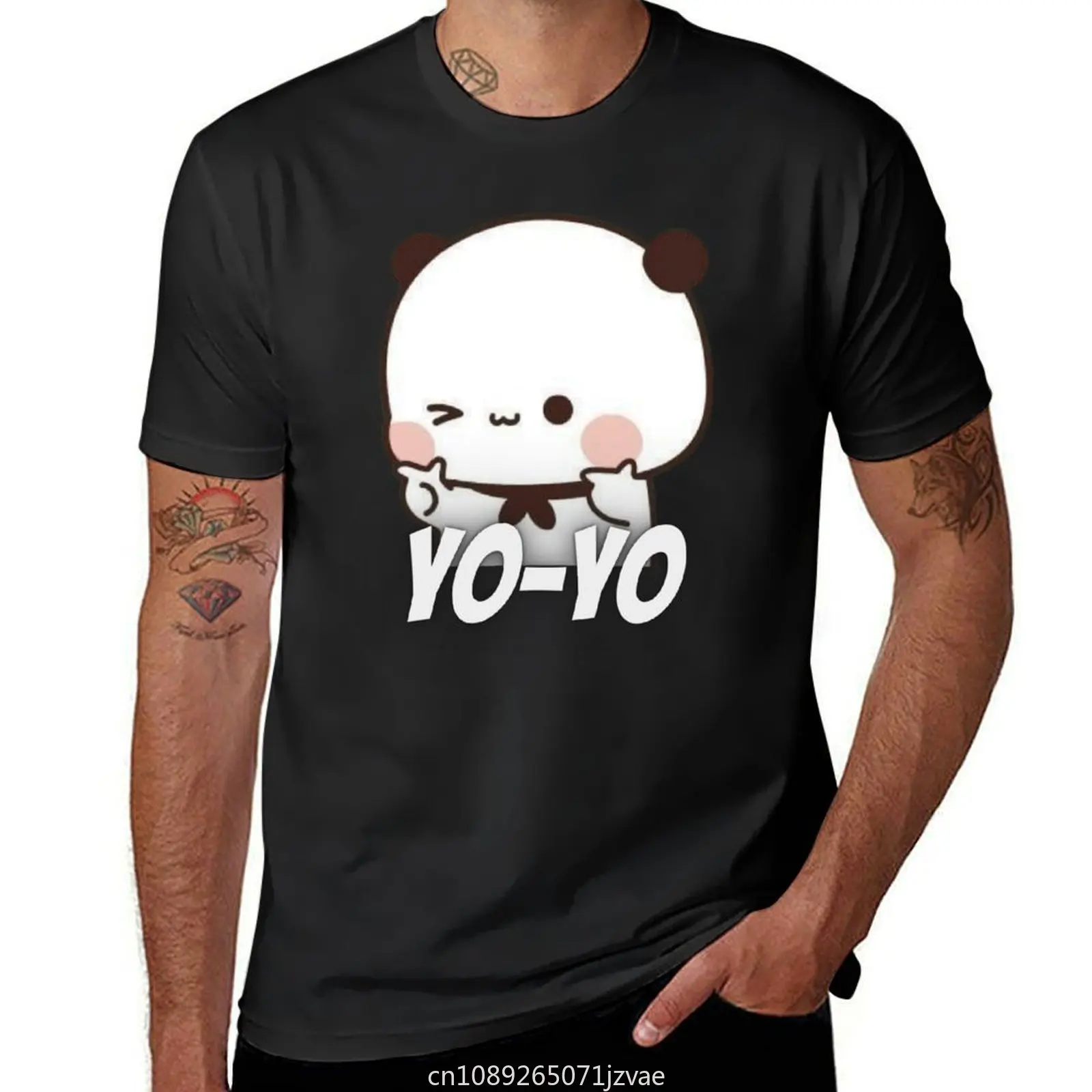 Смешные футболки для мужчин с рисунком из аниме Yo-футболка надписью Keep Calm Yo