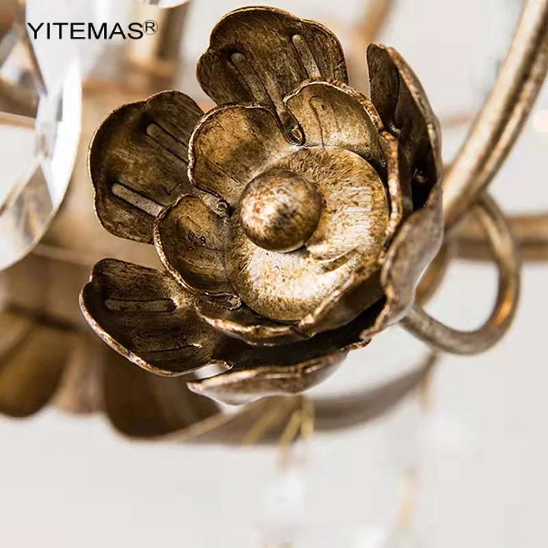 Люстра YITEMAS 9194 винтажное золото