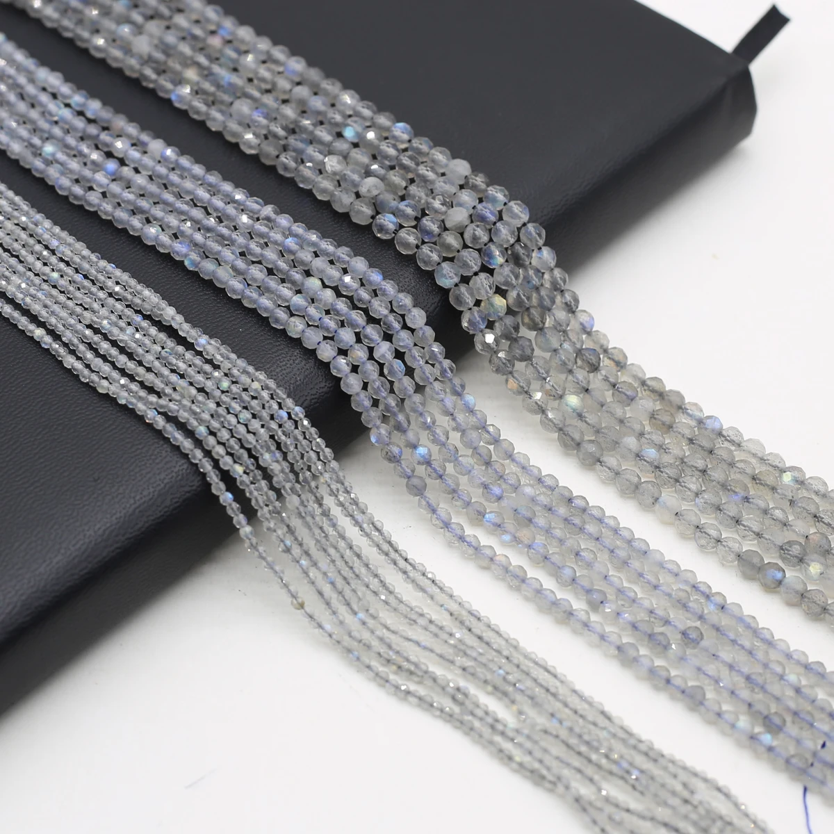 2/3/4 мм вспышка лабрадорит бусины-разделители из натурального камня граненые
