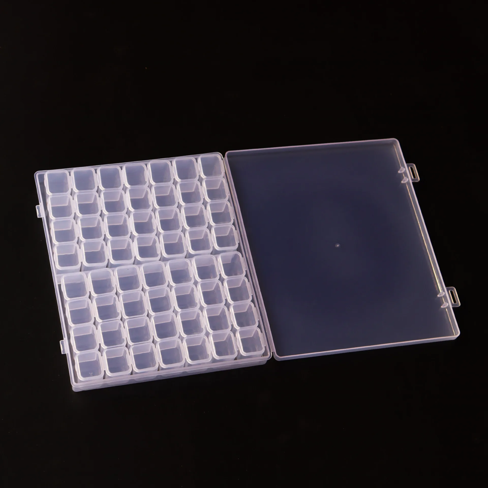 56 Grids Manicure Tool Jewelry Nail Art Storage Box Desktop Finishing Manicure Diamond Box Jewelry Jewelry Box Manager