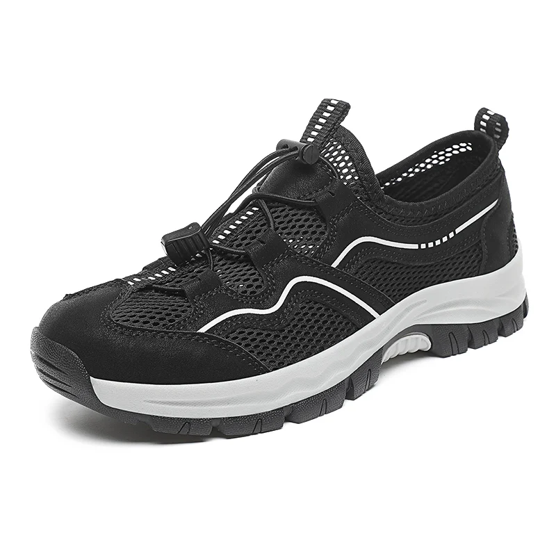 

New Classics Style Men Hinking Sneakers Mesh Lace Up Men Sport Shoes Wear-resistant Outdoor Climbing Trekking Hunting Footwear
