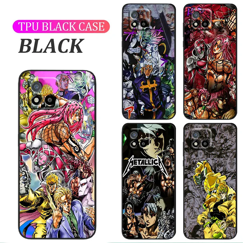 

JoJo’s Bizarre Adventure Villain Cover For OPPO A74 A72 A53 Reno 7 6 5 4 2 Find X3 X2 Z Lite Neo Pro Plus SE Black Phone Case