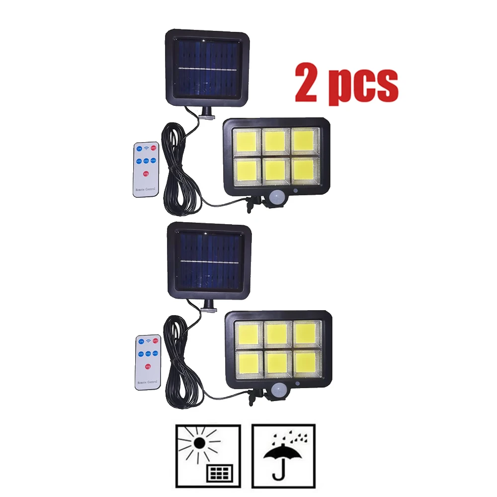 

Настенный уличный светильник на солнечной батарее, 120 светодиодов, IP65