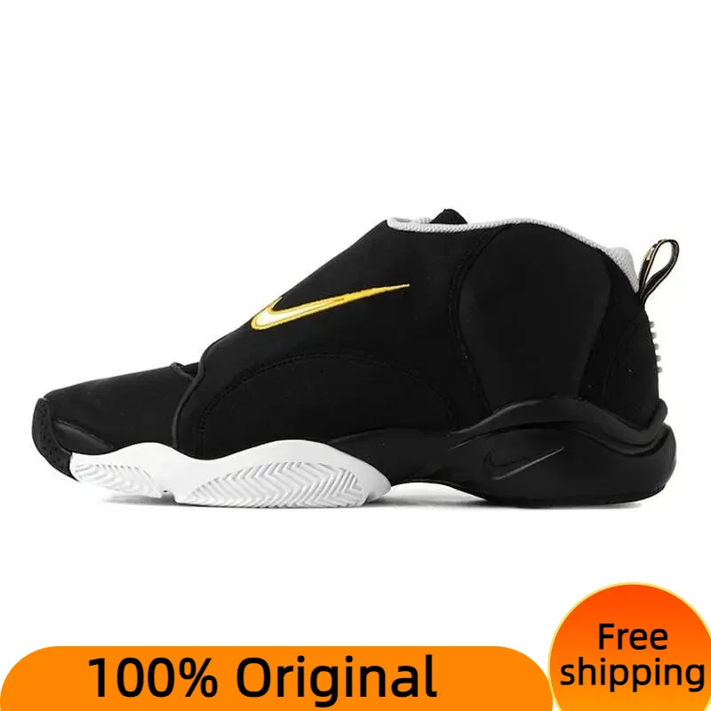 Кроссовки Nike Zoom GP черные белые золотистые 2019