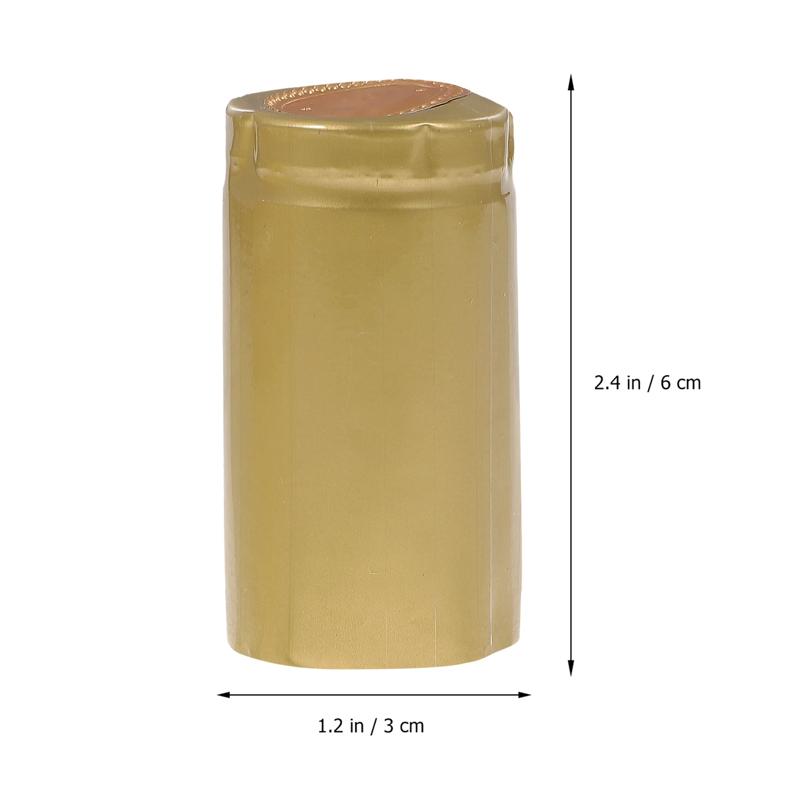 100 шт. отрывные термоусадочные капсулы для бутылок красные семейные аксессуары