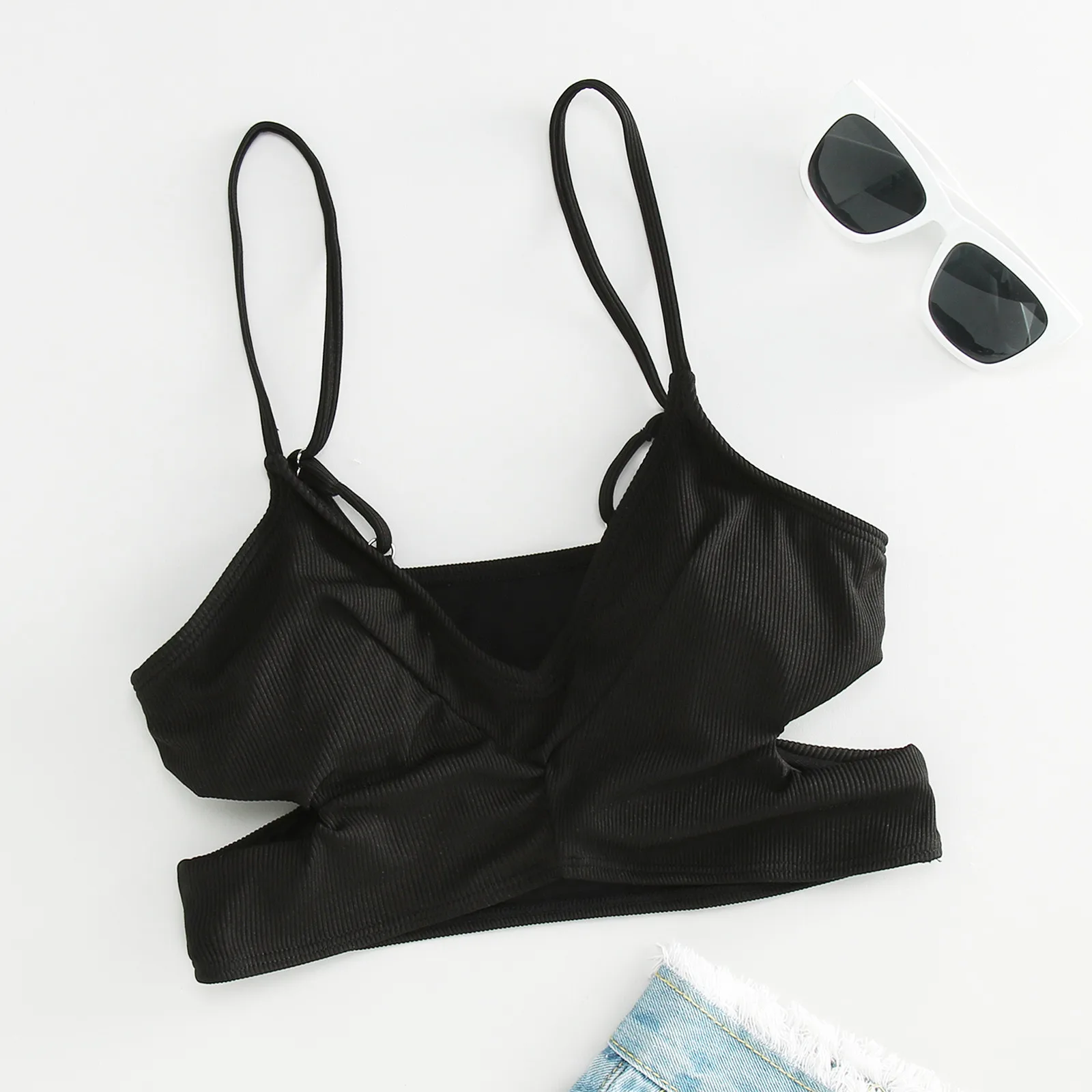 

Swim Shorts Women Women Underwire Bikini Top Bandeau Swim Shorts Women Short And Top Set Women