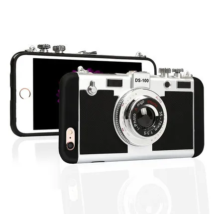 

Emily in Paris 3D Retro Camera Case For iPhone 14 ProMax 13 12 11 Pro Max X XR XS Max 7 8 Plus Lanyard Camera Shockproof Cover