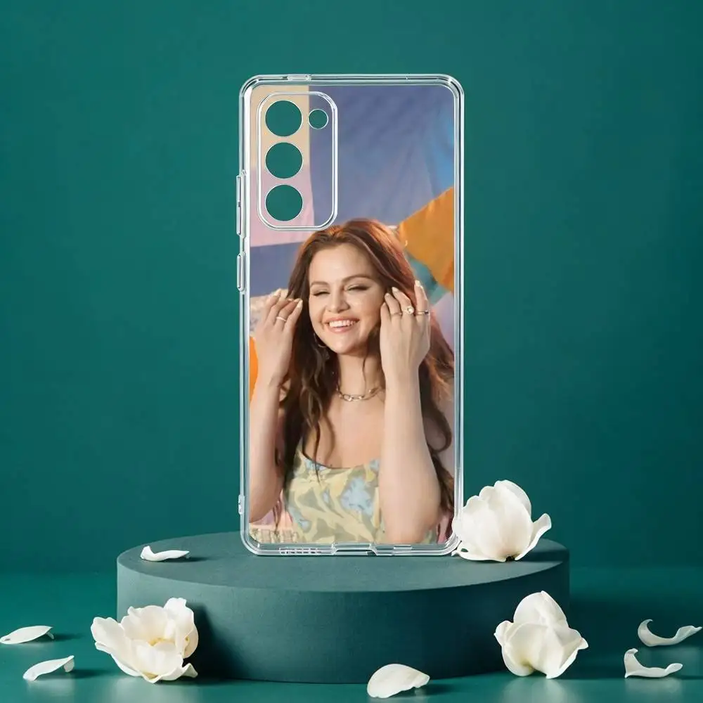 Фото Чехол для телефона S-Selena G-Gomez Singer для Samsung Galaxy S24 S25 S23 S22 S21 Plus S24 S25, прозрачный чехол-накладка №2