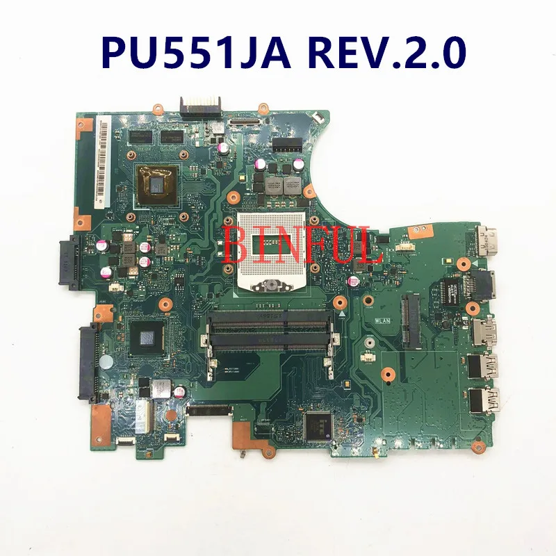 Free Shipping High Quality Mainboard For PU551JA PU551 PU551J GM HM86 Laptop Motherboard 100% Full Working Well