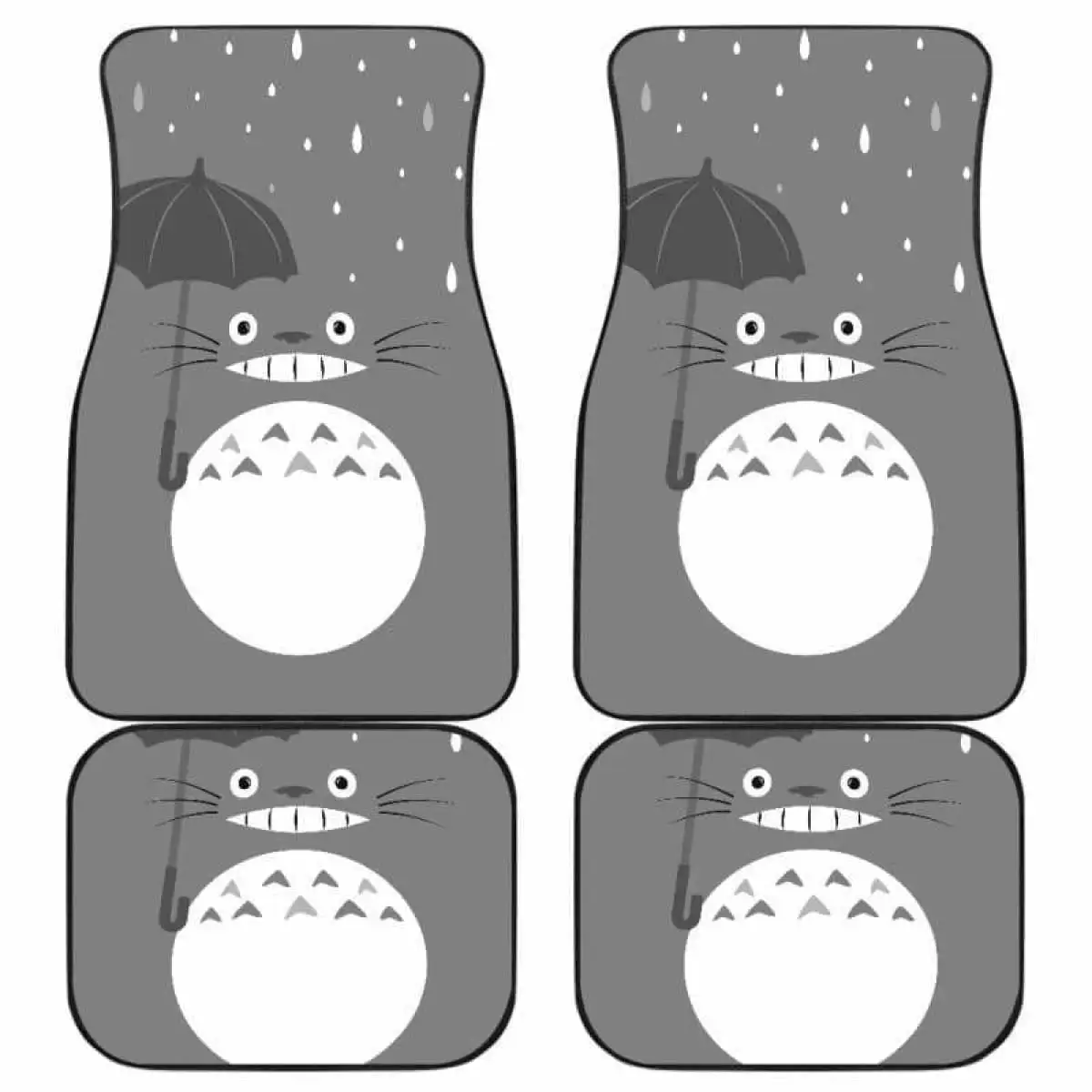 

Автомобильные коврики Totoro, универсальные, полный комплект 051912, 4 шт., передние и задние автомобильные коврики