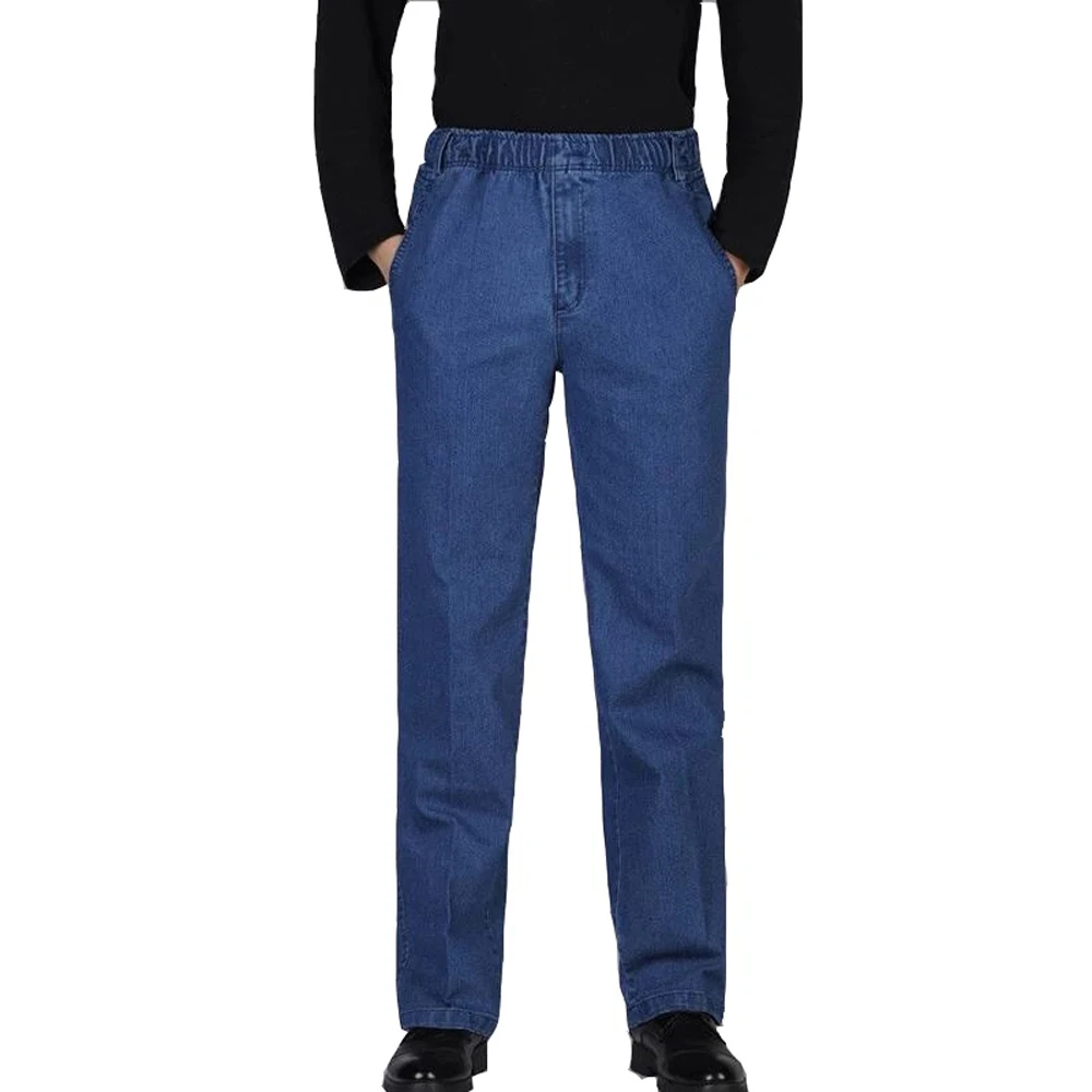 Straight 5XL Jeans For Men 2022 Casual Robin Jeans Man Plus Size XXXXXL Summer Style Loose Jean Pants Men Famous Brand Trousers