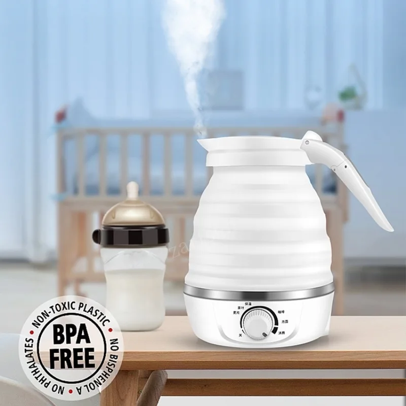 Foldable Coffee Mini Portable Water Heater for Travel Boiler Electric Thermos Bottle Folding Pot Tourist Kettles 110v 220v