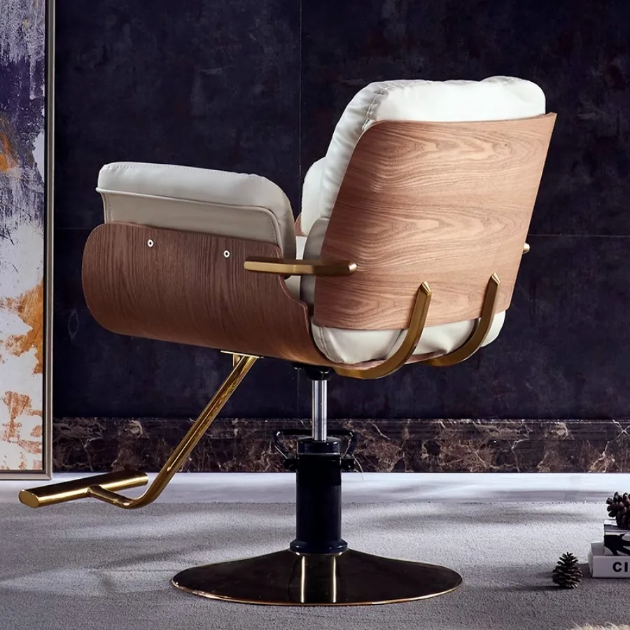 Профессиональные парикмахерские стулья розовое золото оборудование для