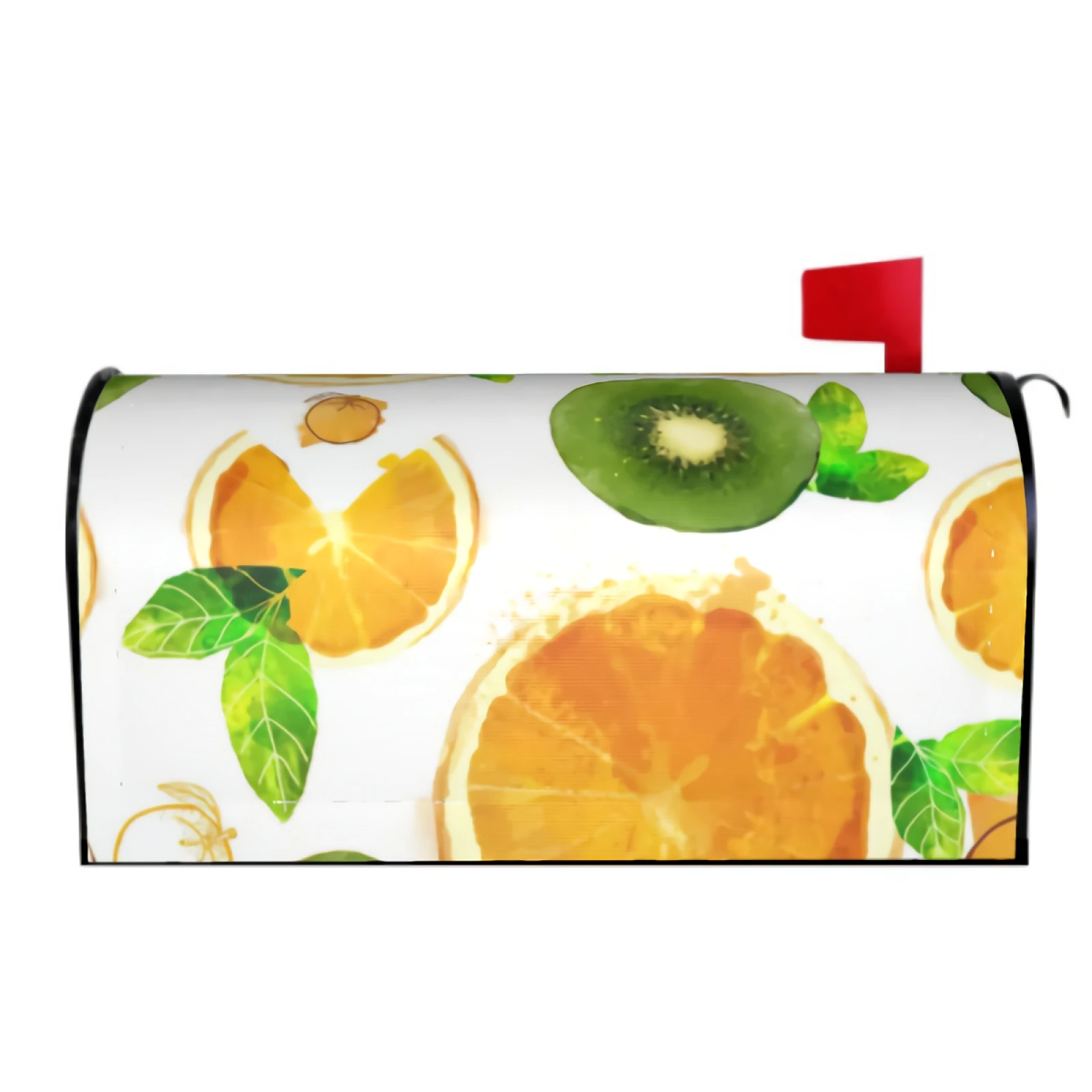 

Summer Lemon Slice Mailbox Covers Magnetic Watercolor Citric Fruit Farmhouse Decorative Mailboxes Wraps Post Letter Box Cover