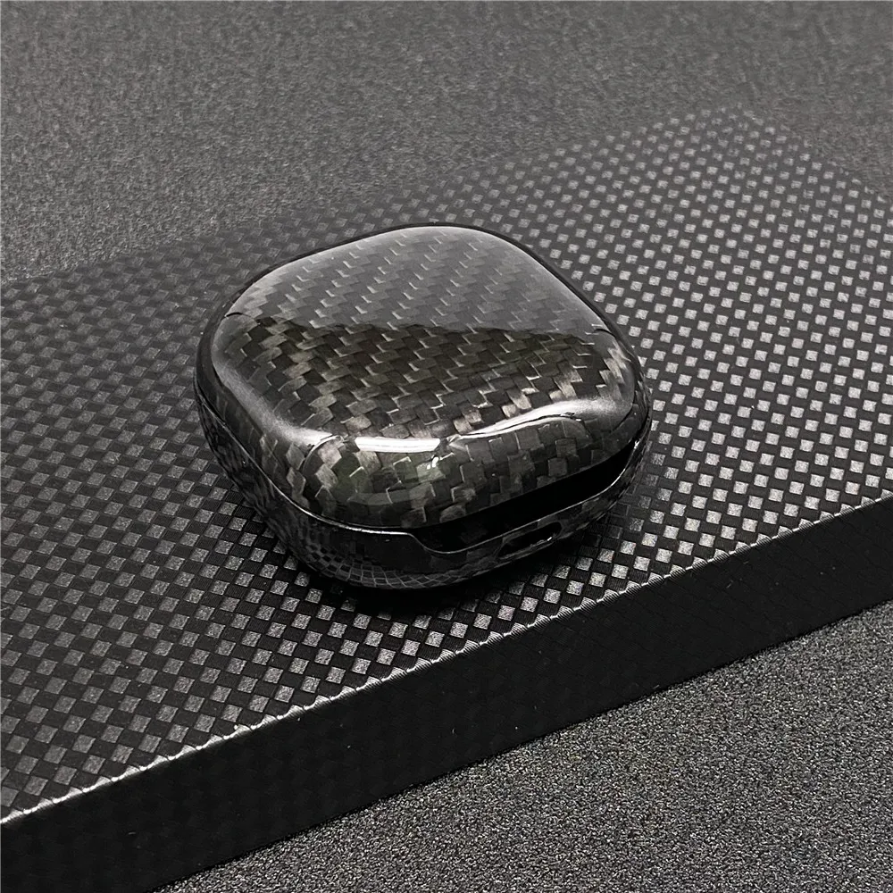 

Carbon Fiber Earphone Case For Samsung Galaxy Buds Pro live Wireless Bluetooth Carbon Fiber Headphone Protective Cover Accessory