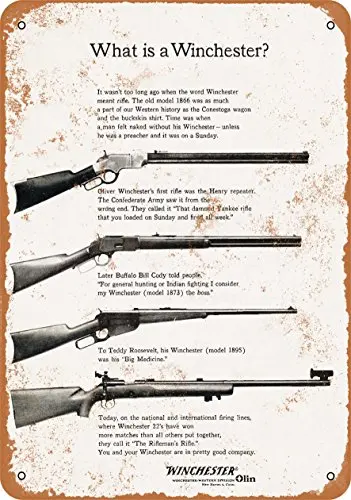

Metal Sign - 1961 Winchester Rifles - Vintage Look