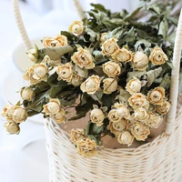 natural preserved dried flower high quality rose wedding bouquet home decor event holiday valentines day gift garden decoration