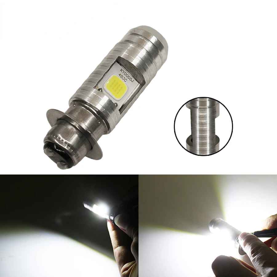 

1Pcs H6 H6M P15D BA20D LED Motorcycle Headlights Fog Lamp LED Moto Motorbike Scooter Headlamp Bulb White 10W 1000LM 12V