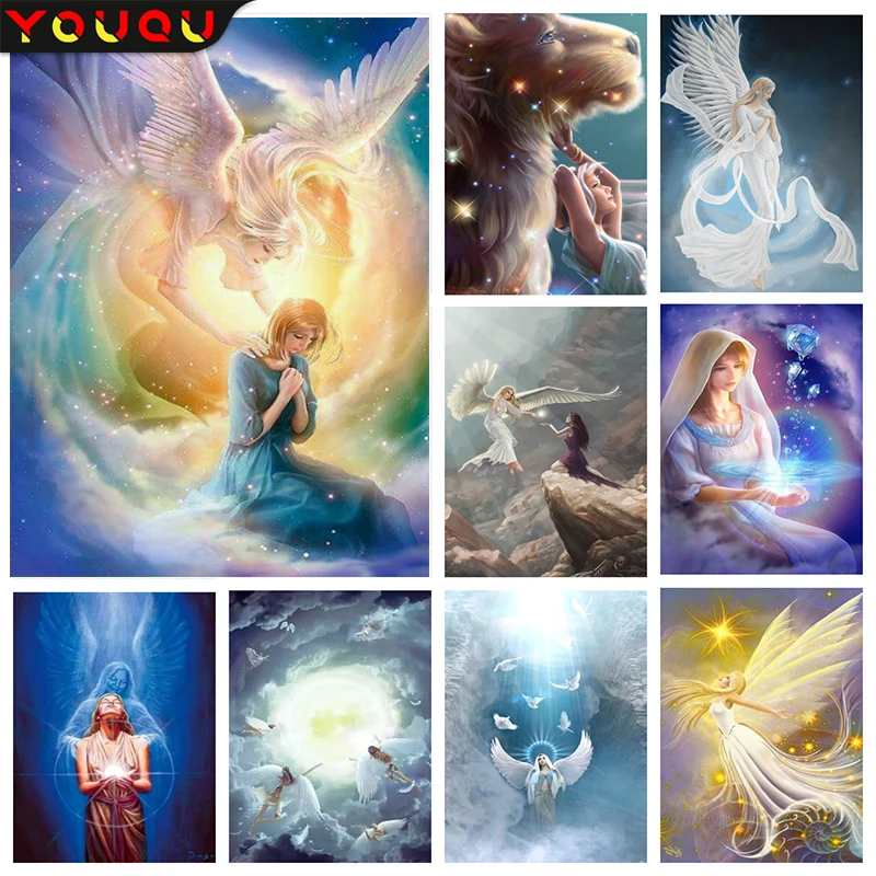 

Diamond Painting New Collection Angel Picture Embroidery Kit Diy 5d Cross Stitch Kit Free Shipping Offers Wall Decoration Gift