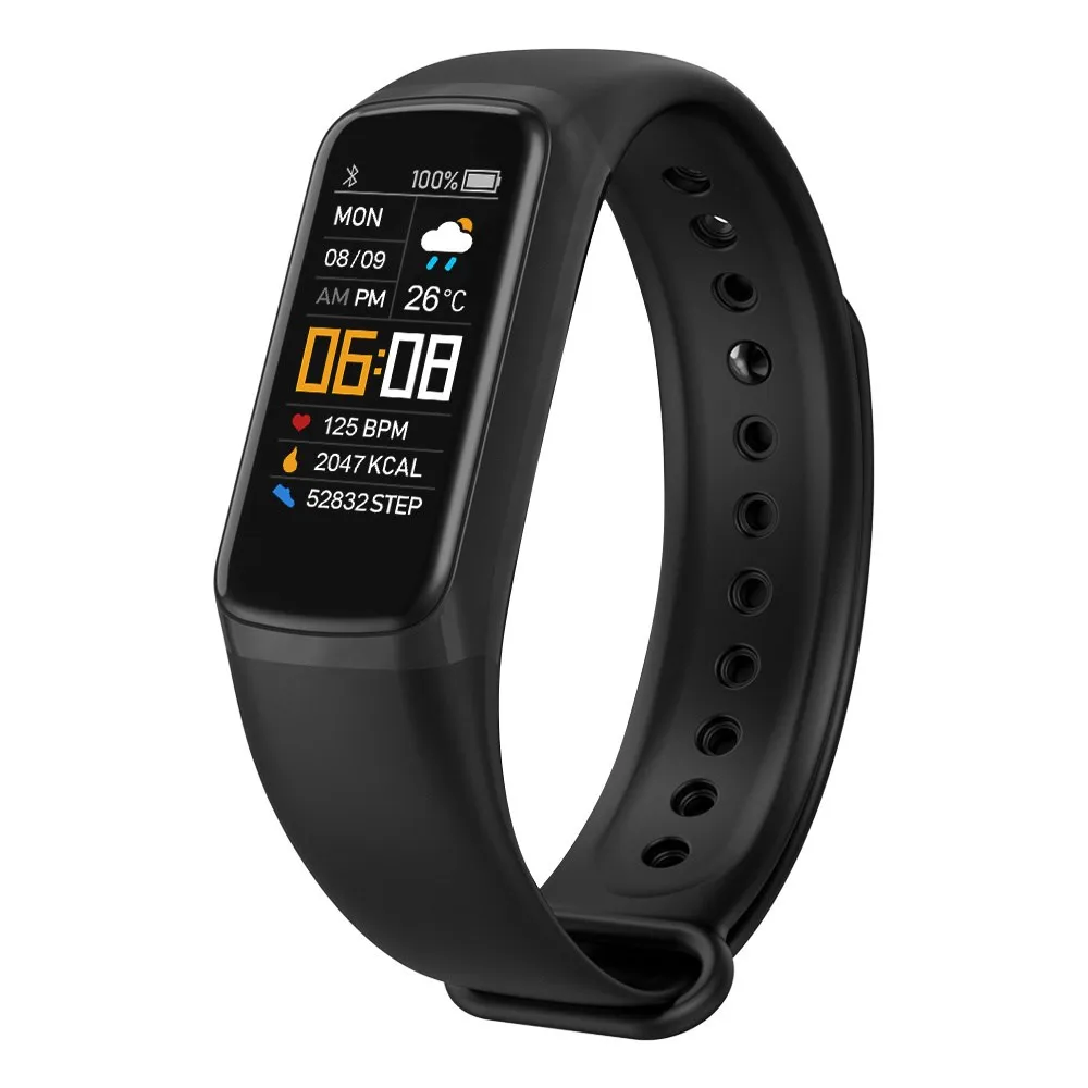 

Sports Activity Monitor, Heart Rate, Blood Pressure And Oxygen Monitor, Step Length Calorie Counter, Smart Watch And Bracelet C7