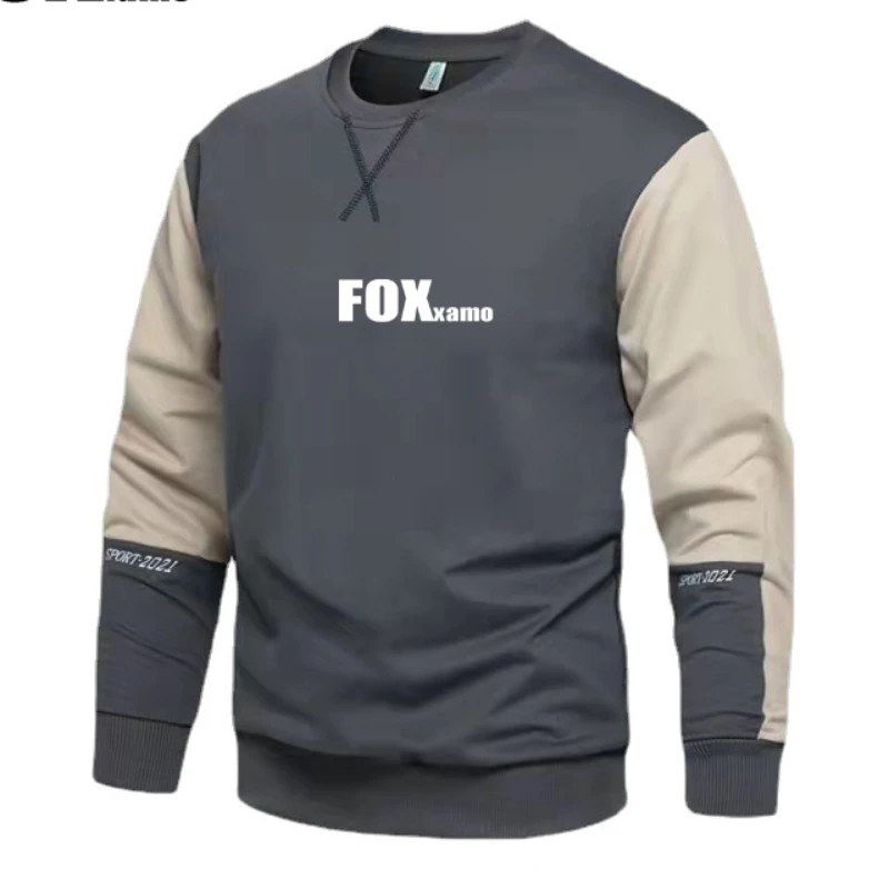 

Толстовка для рыбалки, мужские свитшоты, женская модная спортивная одежда в стиле пэчворк, пуловеры, уличная одежда в стиле хип-хоп, спортивный костюм с круглым вырезом