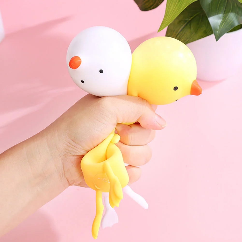 

5 Pcs Duck Rush Kid Toys Small Squeezing Anxiety Relief Party Supplies Portable Fidget Tpr Anger Child Funny Squeeze