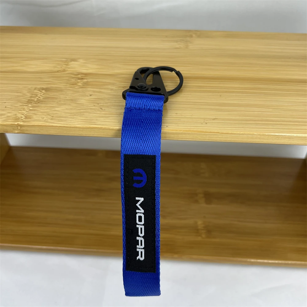 

Автомобильный брелок, нейлоновый брелок, тканый ремешок для ключей, ремень для ключей, кольцо-бирка, короткое украшение для MOPAR Chrysler, автоаксессуары