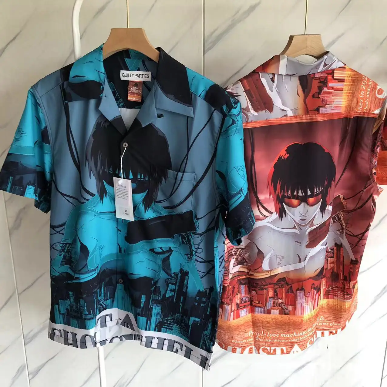 

WACKO MARIA Shirts Men Women Hawaiian Oversize High Quality Short Sleeve
