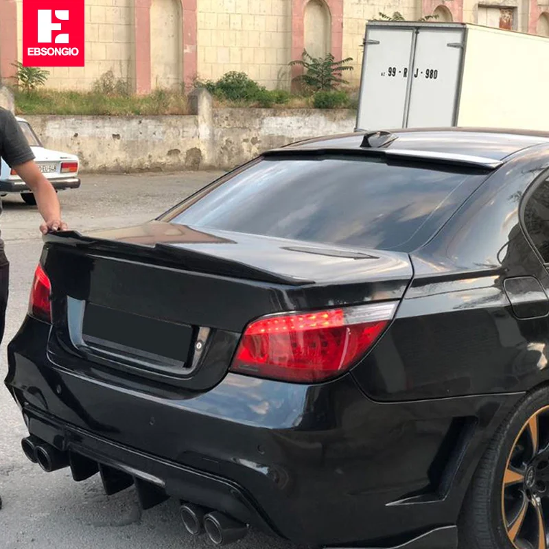 Спойлер на крышу для BMW E60 Автомобильный задний спойлер из углеродного волокна