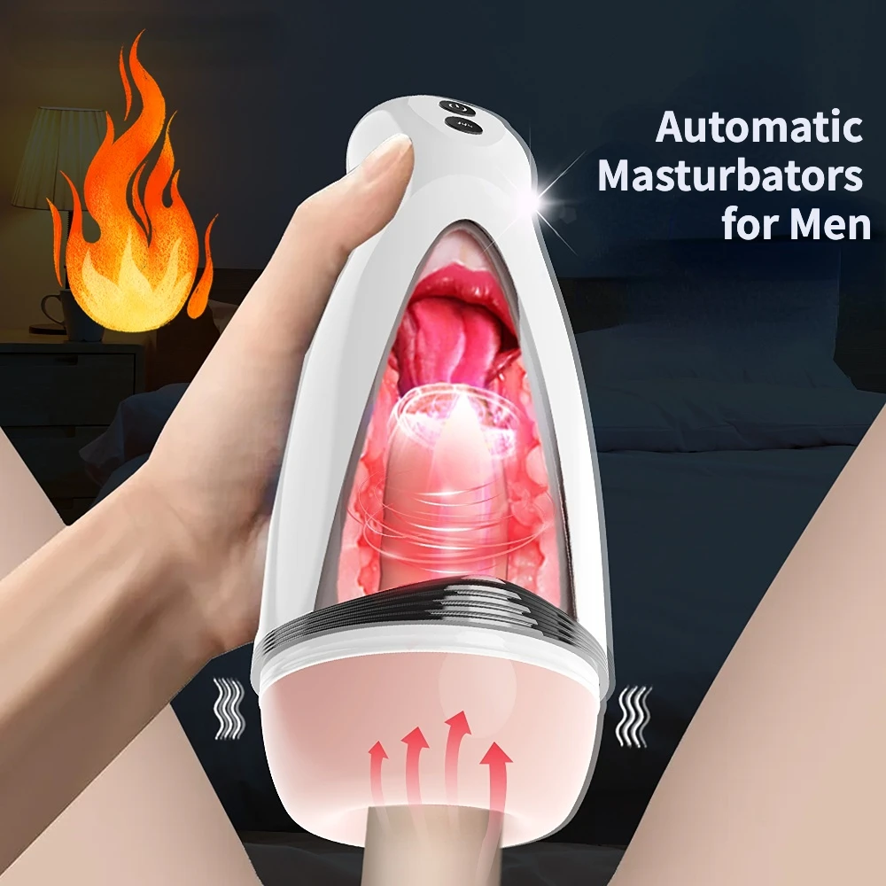 

Automatic Masturbators for Men Realistic Vagina Sucking Blowjob Vibration Massage Voice Interactio Sex Tool for Male Adults 18+