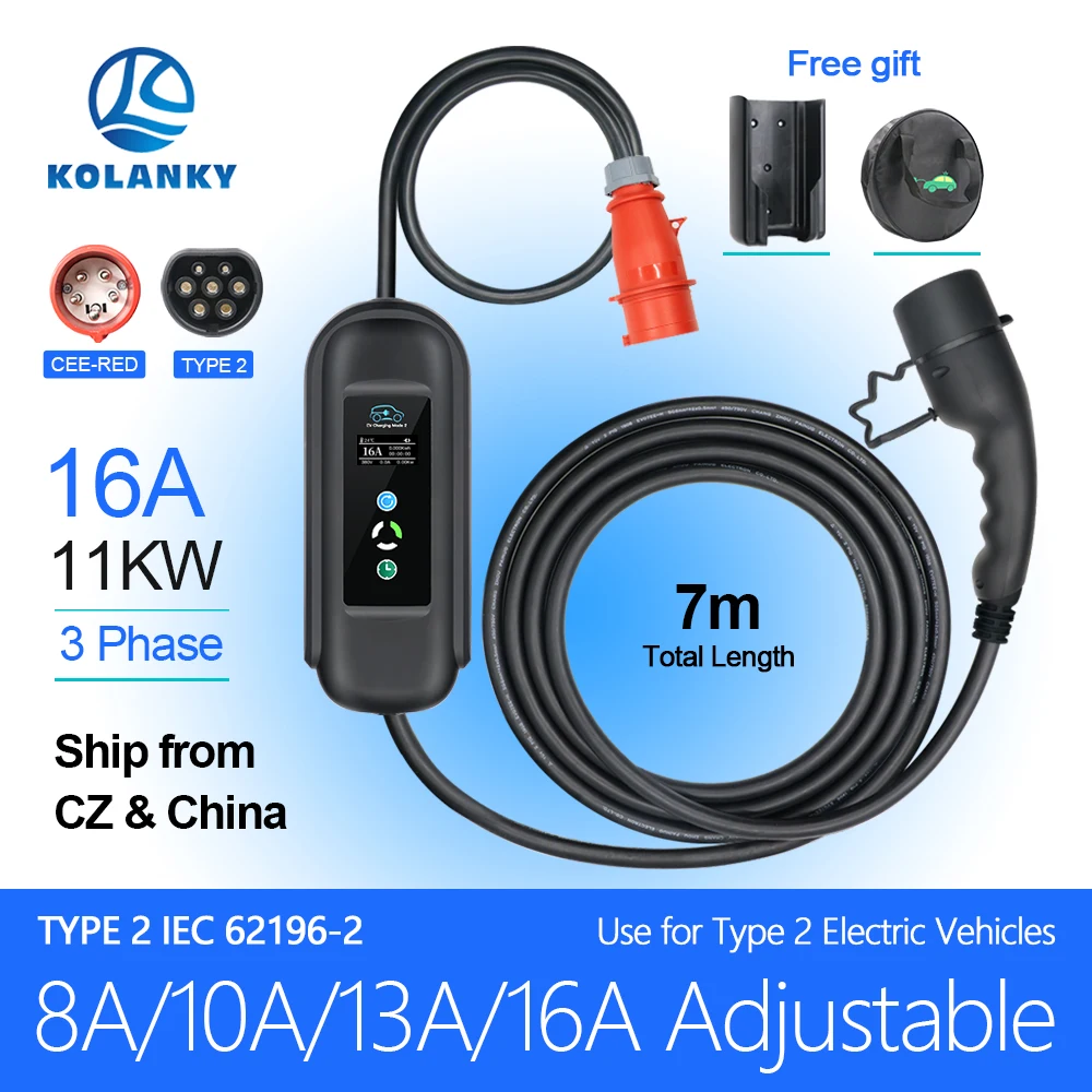 Зарядное устройство Kolanky 16 А 3P 11 кВт