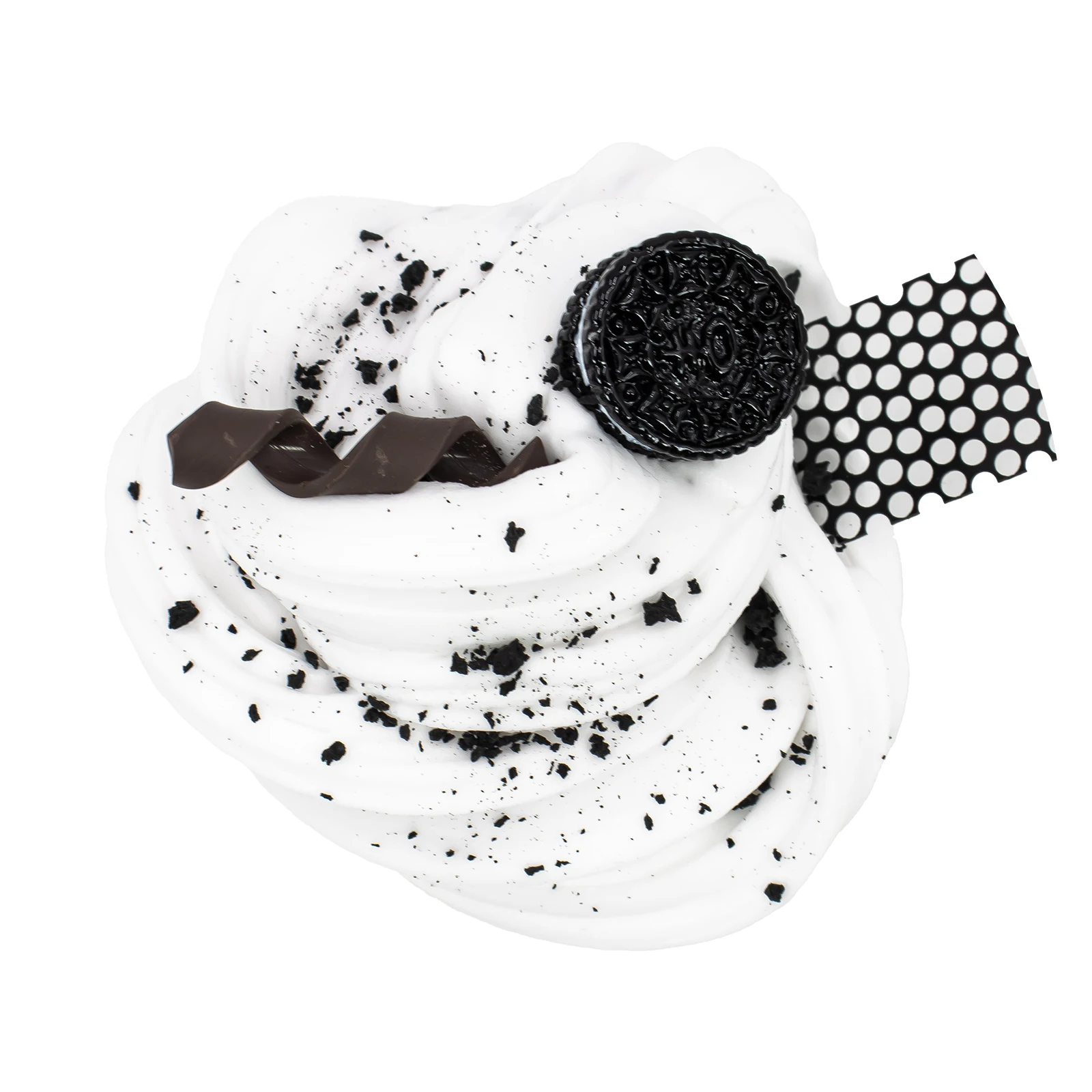 Белый бисквитный слиз 1 76 унции с ломтиками розовый арбуз нелипкая эластичная