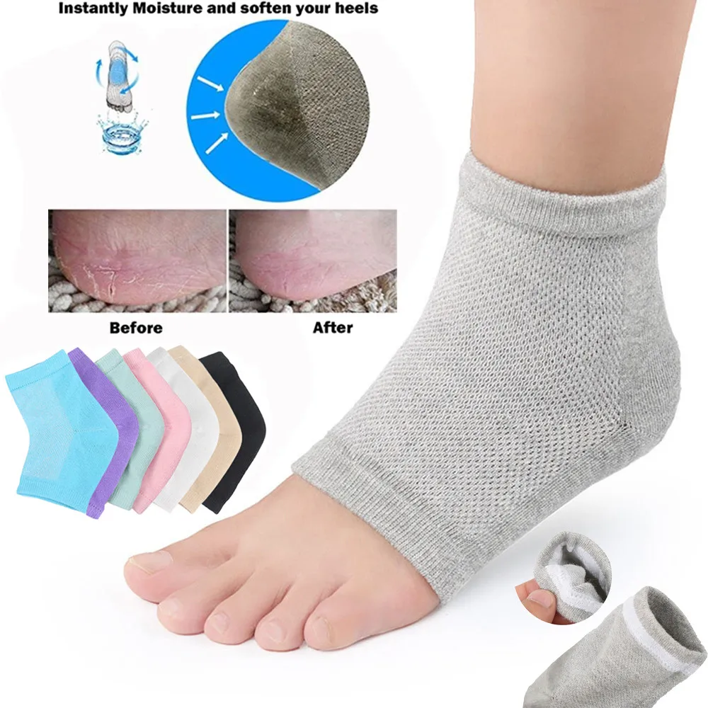 

2 шт., силиконовые Увлажняющие гелевые носки для пяток