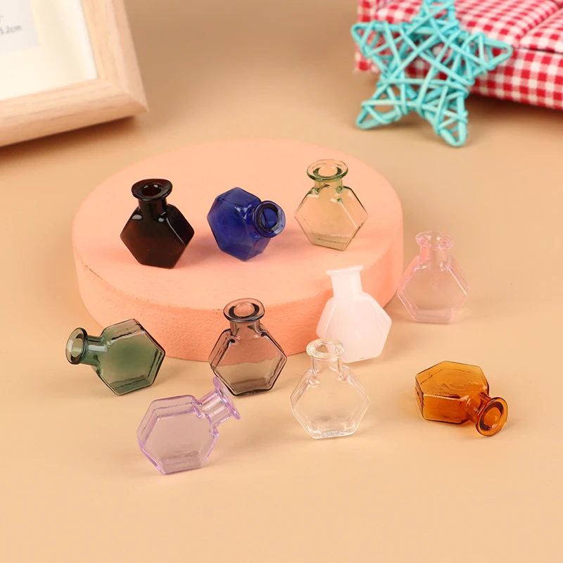 

1Pc 1:12 Scale Miniature Dollhouse Glass Vase for Doll House Accessories Toy Dolls Room Decoration