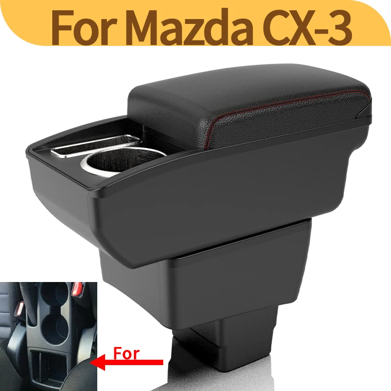 Модификация Подлокотника Mazda Для 2 Версия Sky Fitness CX3 С USB-зарядным Ящиком Хранения