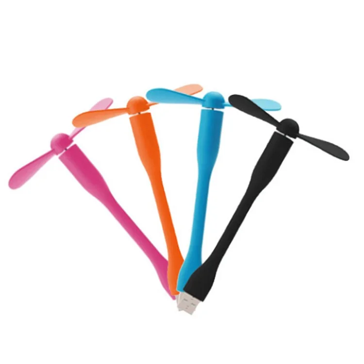 

Mini Flexible Bendable USB Fan for Power Bank Laptop PC AC Charger Portable Hand Fan Computer Summer Gadge Low Power Bendable