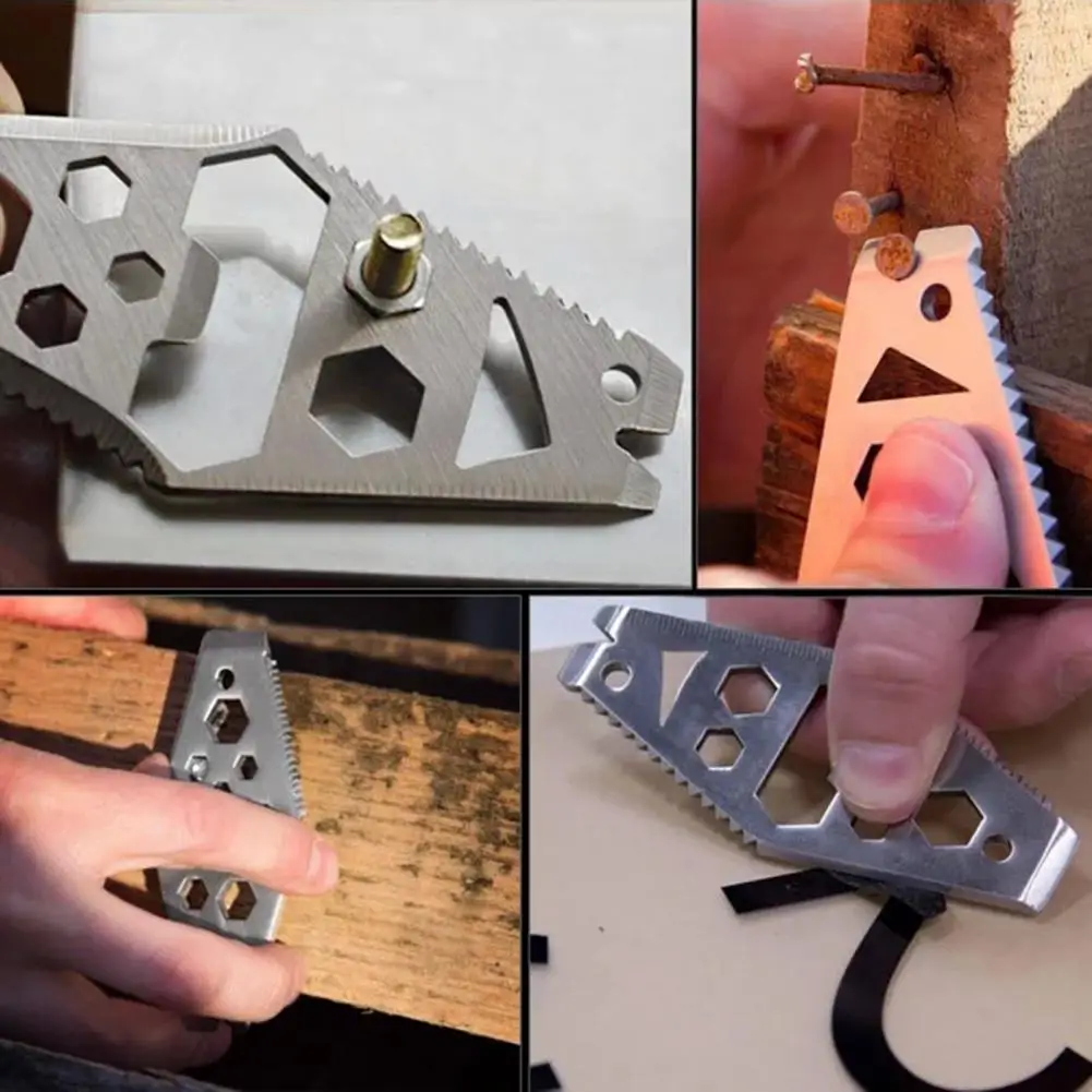 

Антикоррозийные товары для кемпинга открывалка для бутылок шестигранный ключ Отвертка брелок для улицы